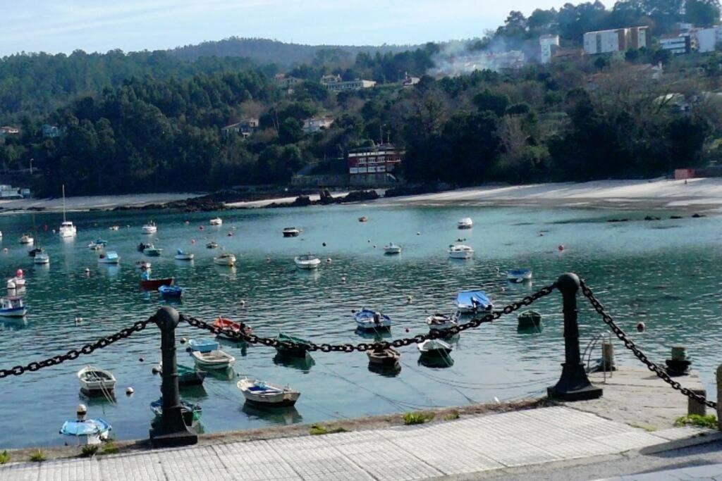 Apartament Piso Vistas Al Mar 2. Playa Aguete. Rias Baixas Marín Zewnętrze zdjęcie