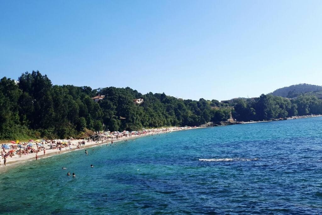 Apartament Piso Vistas Al Mar 2. Playa Aguete. Rias Baixas Marín Zewnętrze zdjęcie